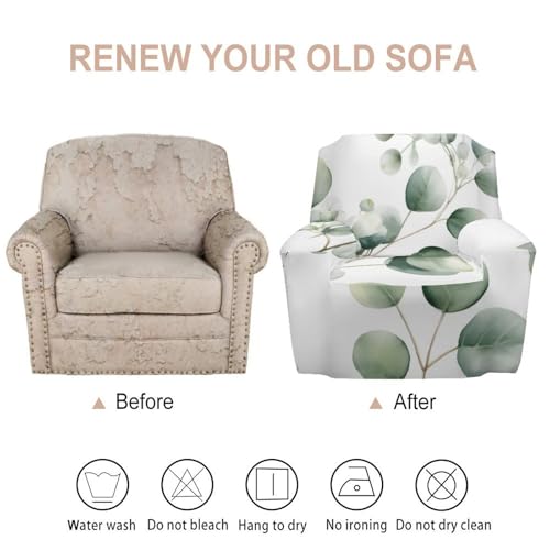 Housse de fauteuil élastique pour rénover et protéger un siège - 4