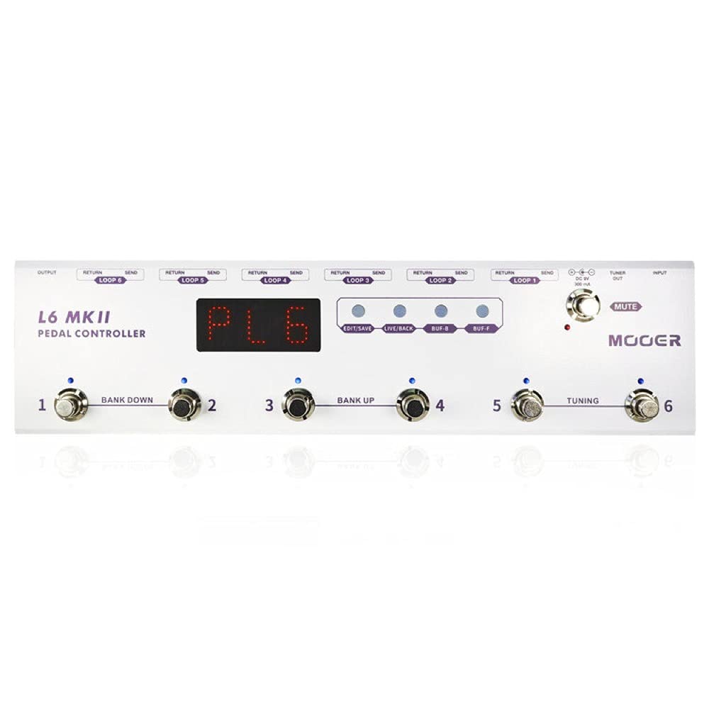 Amazon | Mooer Pedal Controller L6 MkII スイッチャー