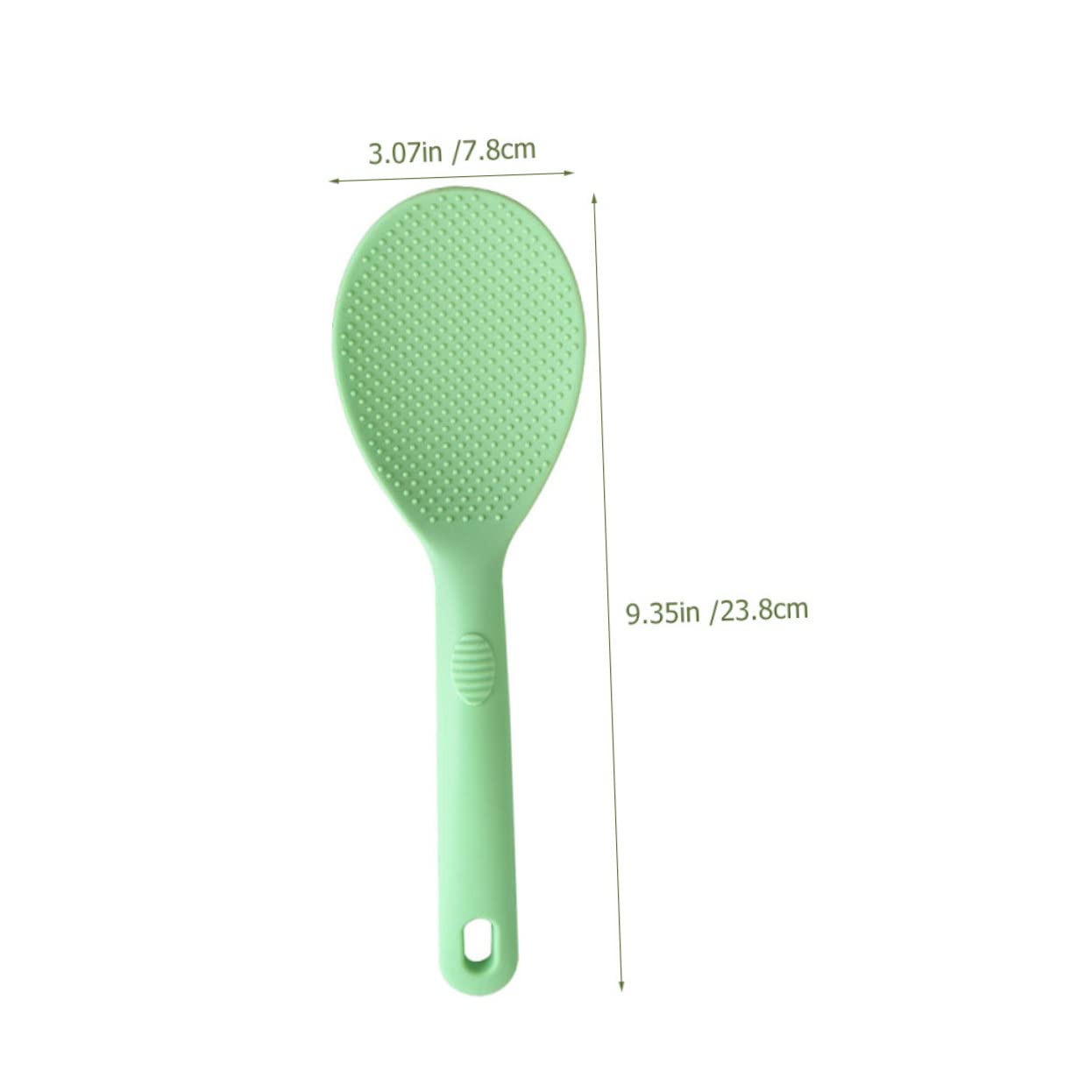 Hemobllo 2pcs Non Stick Rice Scoops Ergonomic Kitchen Utensils Multipurpose Rice Spoon Compact Storage