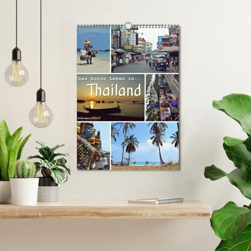 Calendrier Thaïlande 2026 évite les murs vides grâce à son format poster vertical