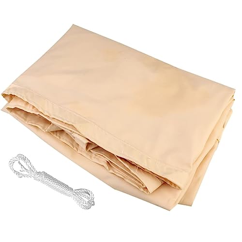 Voile d’ombrage 1.8 x 4 m vent résistant à l'eau extérieur crème - 8
