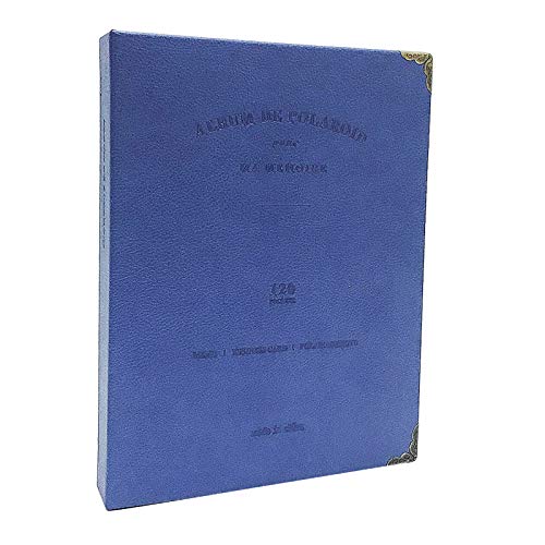 Fotoalbum mit Platz zum Schreiben, 120 Taschen 7,6 cm Film PU-Leder Fotoalben kompatibel für Mini Kamera Mini 7S 8 8+ 9 25 26 90