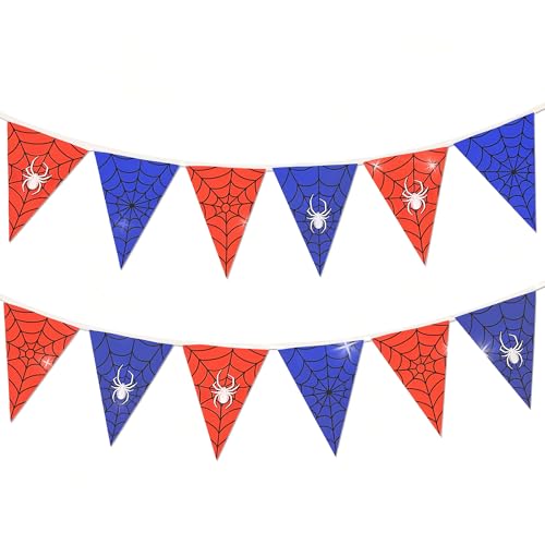 bannière d'anniversaire superhero ensemble de vaisselle de fête spider bannière décoration d'anniversaire pour enfants ensemble de vaisselle de fête