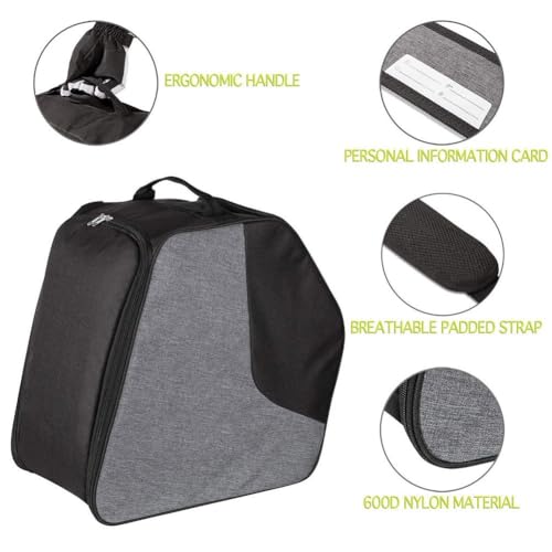 Bolsa para botas de esquí ventilada que elimina el mal olor y protege el casco de nieve 6
