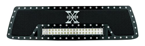 T-Rex Grilles 2010-2013 Tundra Torch Grille, Black, 1 Pc, Insert, Chrome Studs With (1) 20" Led - Pn #6319631, Red #TOP12