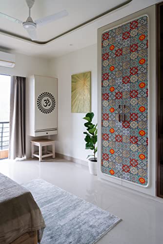 Image of WallDesign Vinyl Mosaic Tile Sticker Self Adhesive - 24 x 32 Inch Durable Surface Decoration Film For Kitchen, Cabinet, Table, Furniture, Wall, Bathroom, Door, Refurbishment