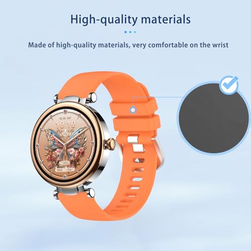 Correa de silicona para reloj TOZO S8 naranja miniatura 3