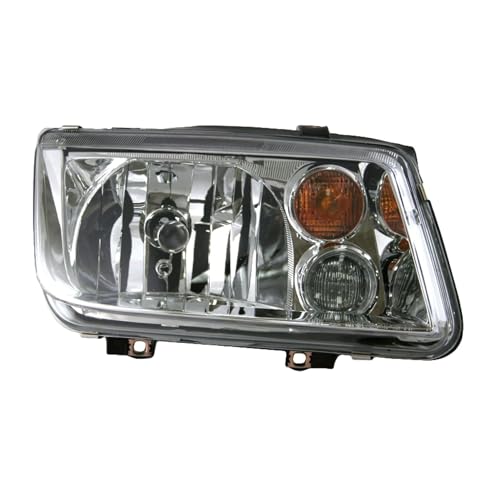 BYRXMO Headlight Headlamp w/Fog Lights Passenger Side Right Clear for VW for Jetta GLX 02-03 & GL/GLI/GLS/TDI 02-05 Composite-Assembly Type 114-59128R VW2503124