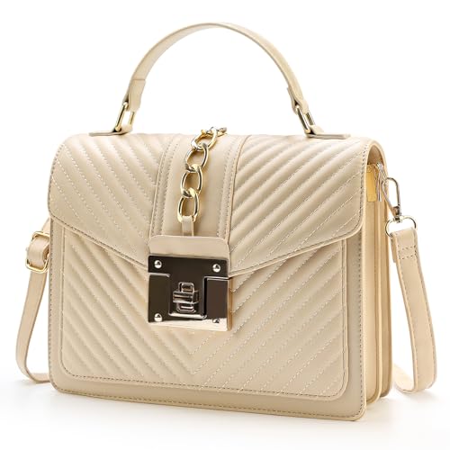 Bolso de mano tipo top handle con diseño acolchado negro