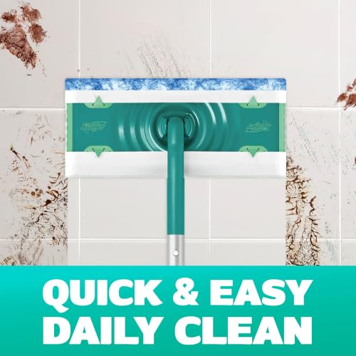Swiffer Sweeper 2-in-1 Mops for Floor Cleaning, Dry and Wet Multi Surface Floor Cleaner, Sweeping and Mopping Starter Kit, Includes 1 Mop + 19 Refills, 20 Piece Set