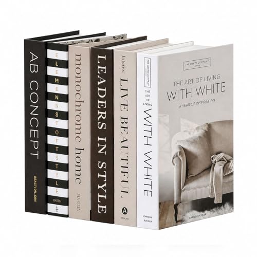 HMMSTR Decorative Books Set of 6