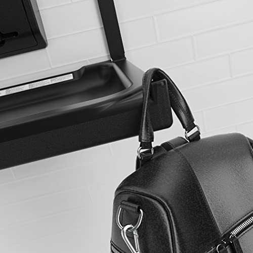 Foundations 300-Eh Elements Horizontal Wall Mounted Baby Changing Station With Safety Straps For Commercial Restrooms (Black) #TOP7