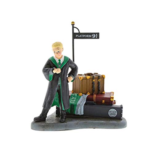 Department 56 Harry Potter Village Accessories Draco Waits at Platform Figurine, 3.45 Inch, Multicolor