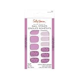 Sally Hansen Salon Effects, Orchids Bloom​, Nail Strips, No UV Light Needed, No Dry Time, Long-Lasting, Non-Damaging, No Chipping