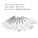 Luo ke 60 Pcs Wool Polishing Bits, 1/8 Inch Shank Compressed Wool Felt Polishing Kits for Rotary Tools