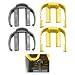 for Karcher c Clip Hose 4PCS Replacement for Karcher k2 Hose Clip Home with Karchers Pressure Washer Clips Compatible with k3, k4, k5, k6, k7 Series(Gray/Yellow)