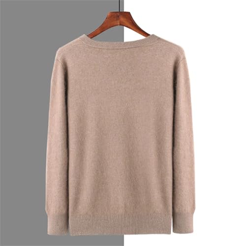 Men's Winter Wool Sweater V-Neck Pullover Knitted Sweater Long Sleeve Pullover Sweater2