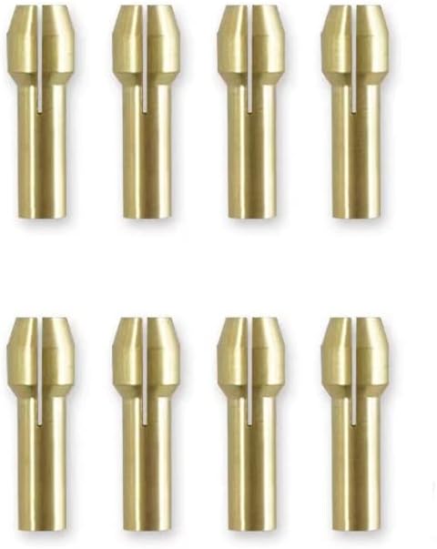 2460-20 Accesorios de herramientas rotativas inalámbricas 8 piezas de latón de cambio rápido compatible con herramientas rotativas de 12.0 V