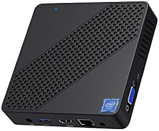 Mini PC Intel Celeron N4000(up to 2.6GHz), DDR4 4GB/64GB eMMC Mini PC Fanless