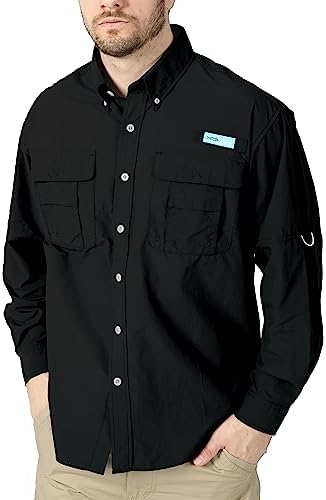 Champ Horse Men's UV UPF 50+ Sun Protection Magellan Fishing Waterproof SPF  Hiking Camping Long Sleeve Shirts, 9# Black, X-Large : Amazon.sg: Fashion