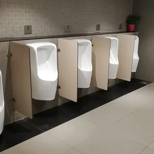 Deflector para baños públicos resistente a impactos mampara de urinario pack de 3 piezas 7