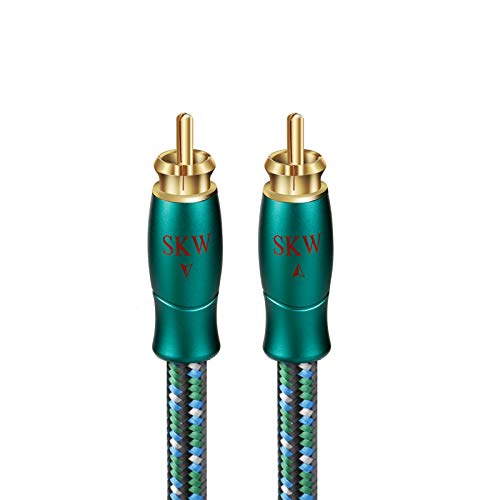 SKW Entry Level HC Series RAC to RCA Subwoofer Cable 9.8ft/3M