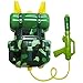 Nai-B Milistar Water Gun Backpack for Kids and Toddlers, Super Soaker Squirt Gun, Water Blaster and Shooter Toy [Forest]