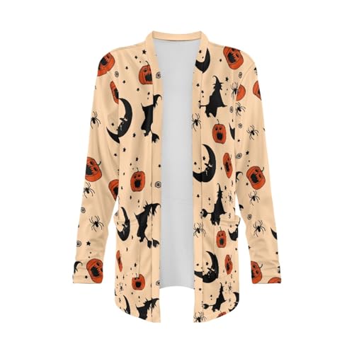 Image of Cardigan Sweaters for Women Long Sleeve Cardigan Soft Drape Open Front Fall Dusters V-Neck Jackets Dressy Loose Coat