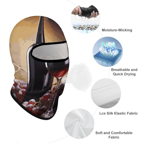 Mascara Balaclava para Hombre Mascara de Esqui para Mujer Cubierta Facial Completa para Ciclismo miniatura 3