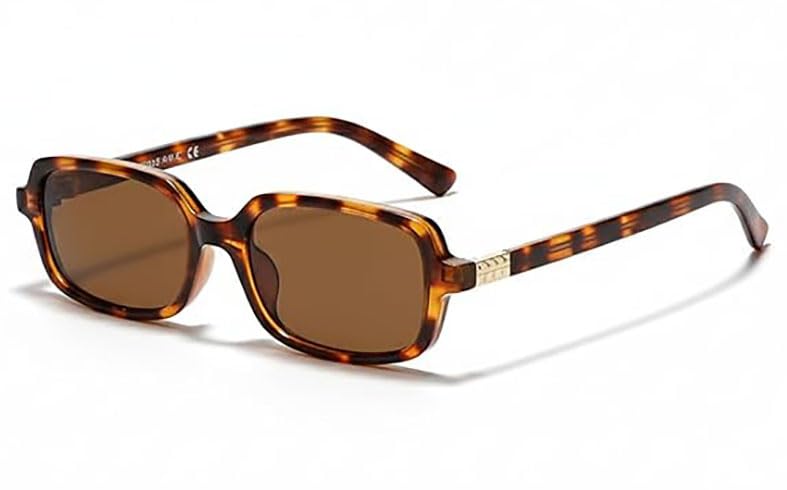 Retro Rectangular Sunglasses for Women | Classic Vintage Design | Durable Frame | UV400 Sun Protection | Fashion Eyewear-image-42