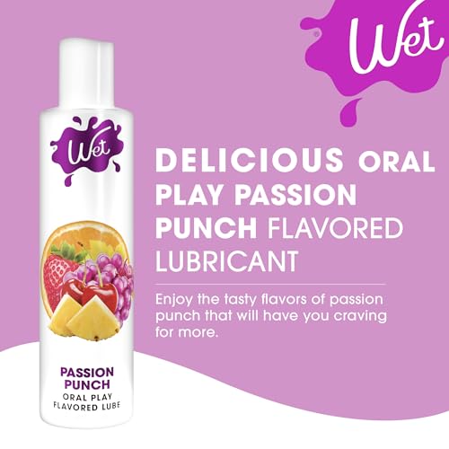 Image of Wet 6-Pack Flavors Sampler - Strawberry, Watermelon, Passion Punch, Tropical Explosion, Chocolate Chip Cookie, and Cupcake | Made Without Parabens, Gluten-Free, Stain-Free, Travel-Friendly, 1 fl oz ea