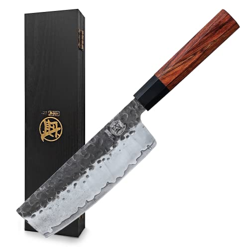 Japanese Forged Nakiri Knife: Chef-Level Buying Guide 4 MITSUMOTO SAKARI Nakiri Chef Knife...