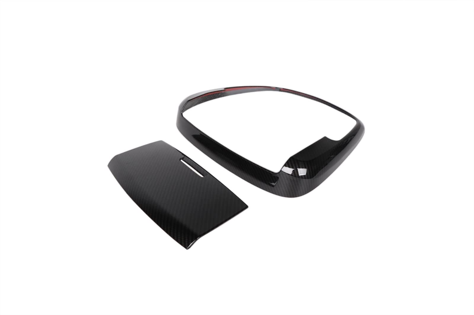 Front Reading Light Lamp Decoration Cover Car Accessories for Durango for Chrysler 300C 2011-2022(Black)