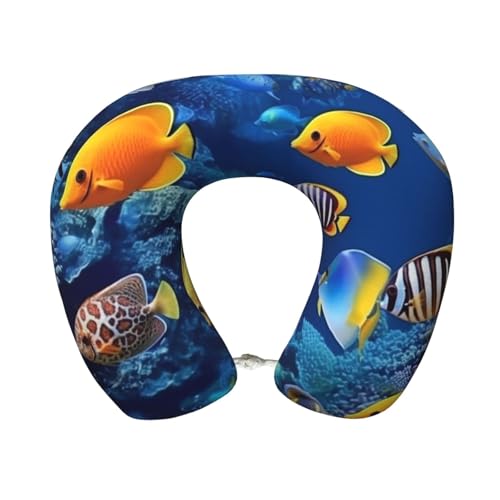 Almohada de espuma viscoelástica para viaje miniatura 1
