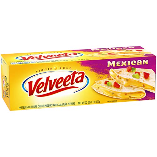 Velveeta Mexican Mild Pasteurized Cheese (32 oz Box)