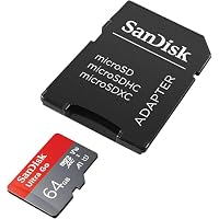 SANDISK 64 GB Ultra Go Micro SDXC Speicherkarte + SD Adapter (Für Android Smartphones und Tablets, bis zu 150 MB/s Lesegeschwindigkeit) A1, Full HD Video, UHS-I, Class 10, U1, Für Amazon – Ansicht 3