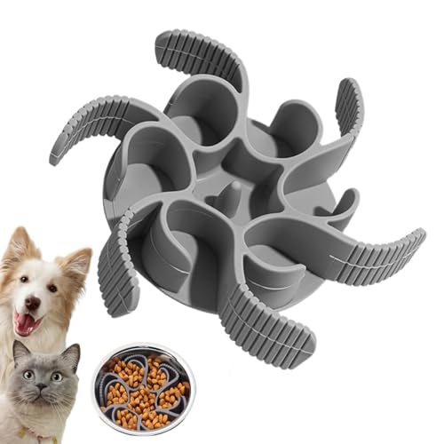 スローフィーダー - 給餌マット インタラクティブトイ ペット用品 - パズルおもちゃ給仕ボウルインサート,子犬 中型犬 大型犬 用 フード おやつ バター ヨーグルト 刺激 トレーニング エンリッチメント 退屈防止