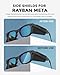 Smart Glasses Side Shields for Ray-Ban Meta,Silicone Smart Glasses Accessories fit for Wayfarer/Skyler/Headliner/Oakley HTSN (1 Pair)