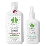 Hempz Petz Creamy Citrus Orange & Red Raspberry, Dog Cologne, 8.5 fl. oz Petz Creamy Citrus Orange & Red Raspberry, Dog Shampoo & Conditioner 2 in 1 Herbal Shampoo & Conditioner 17 oz.