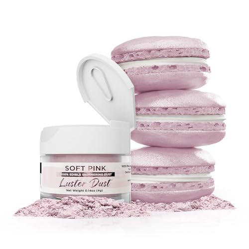 Luster Dust - Soft Pink (4g 1x Jar) | Edible
