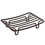 GUUKAR Bar Soap Dish Holder for Shower Bathroom Stainless Steel Rust Proof Self Draining, Bronze-1 P