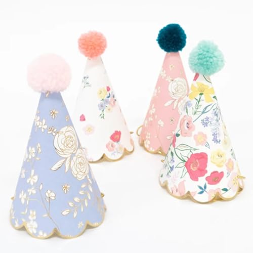 Tea Party Decoration, Garden Party Hats (Pack Of 8), Garden Party Decorations2