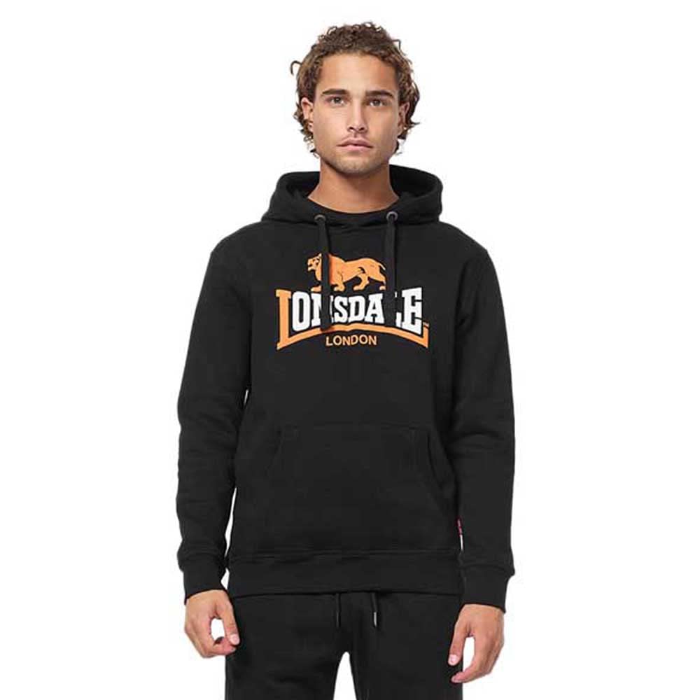 Lonsdale Herren Kapuzensweatjacke mit Reißverschluss schmale Passform RINSEY
