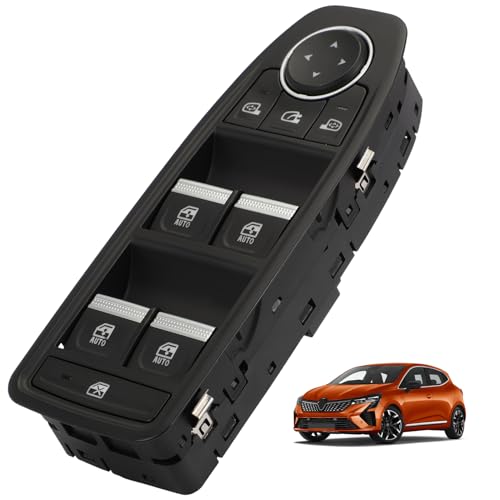 LDLRevX Interrupteur Commutateur Lève-Vitre Conducteur Gauche pour Renault Clio V Captur II 254015831R Bouton de Contrôle Électrique Des Vitres 25401-5831R