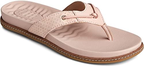 Sperry Women's Waveside Plushwave Thong Flip-Flop, Blush, 9 | Image 1