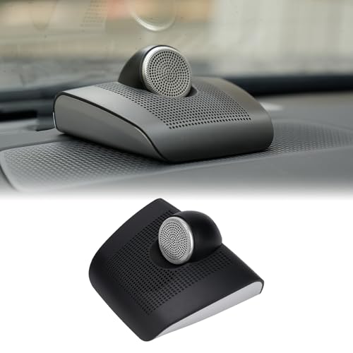 WDiYA Car Surface Mount Speakers Premium Bass + Silk Film Tweeter Unit High-Performance Center-Channel Speakers Audio System Universal Mid-Dash Center Console Stereo Surround Easy No-Cut Installation