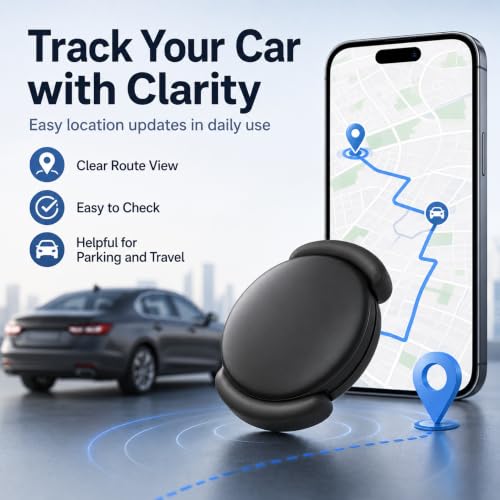 GPS Tracker for Vehicles – No SIM Required, Hidden Magnetic Car Tracker, Real-Time GPS Tracking for Kids, Car, Pets, No Monthly Fee, Works with Apple Find My, 2026 Upgraded (HITAG-5) by Jequemu - Used condition - Image 3