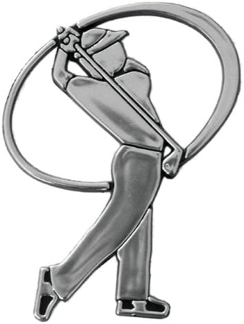 Golfer Auto Emblem Golf Swing Car Decal