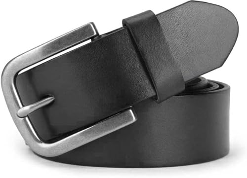 Image of Urban alfami Genuine Leather Belt for Men | TM-16 | Size 28-46 (BLACK TM16, 40)