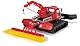 Dickie Toys 203783002 Pistenraupe, Schneeraupe, Snow Hero, bewegliche Teile, 23 cm groß, rot/schwarz